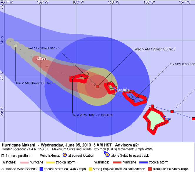 Click on image to view storm summary for Makani #21 