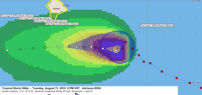 Tropical Storm Hilda Advisory 25A