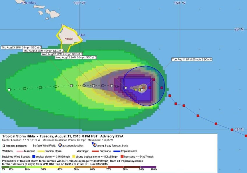 Tropical Storm Hilda Advisory 25A