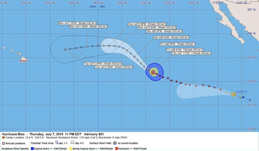 Hurricane Blas Advisory 21