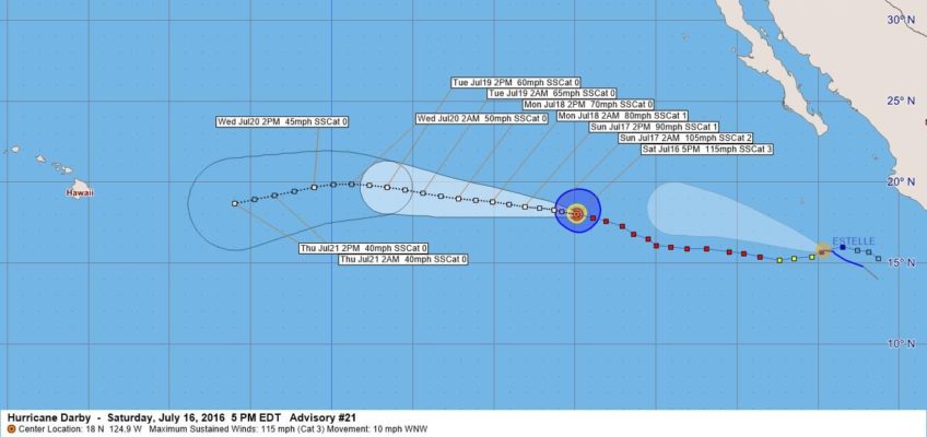 Hurricane Darby Advisory 21