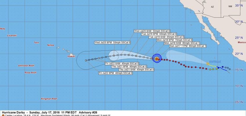 Hurricane Darby Advisory 26