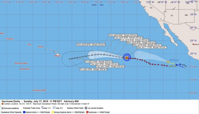 Hurricane Darby Advisory 26