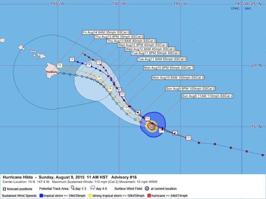Hurricane Hilda  Forecast Advisory 16