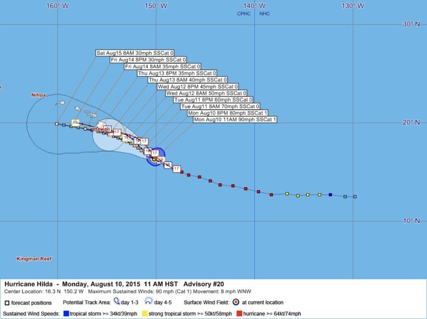 Hurricane Hilda Public Advisory  20