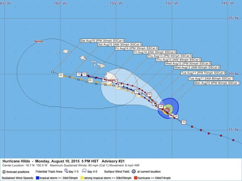 Hurricane Hilda Advisory 21