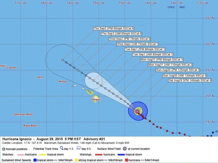 Hurricane Ignacio Advisory 21