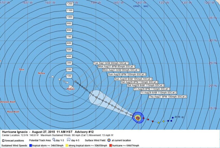 Hurricane Ignacio Advisory 12