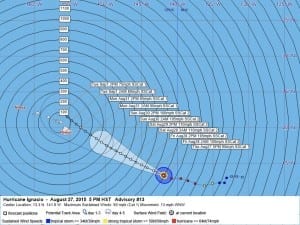 Hurricane Ignacio Advisory 13