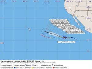 Hurricane Jimena Advisory 10