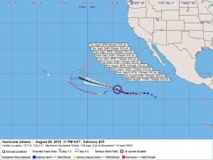 Hurricane Jimena Advisory #15