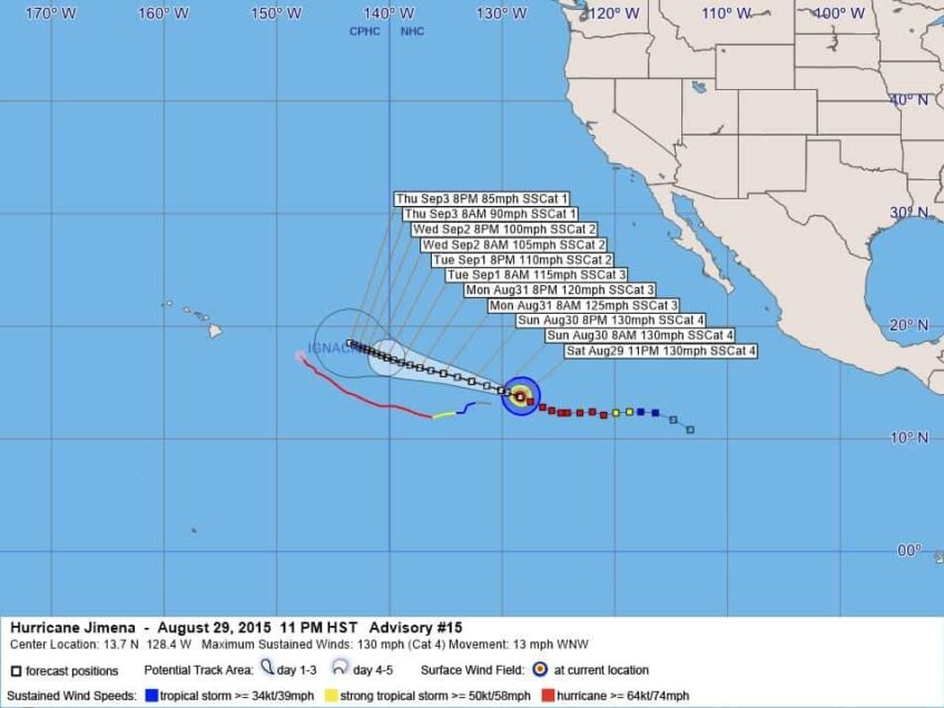 Hurricane Jimena Advisory 15