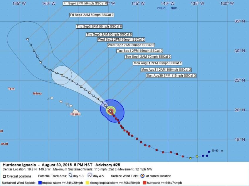 Hurricane Ignacio Advisory 25