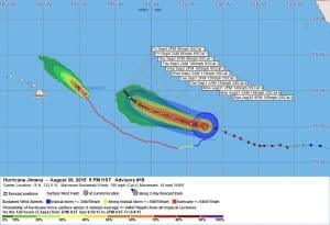 Jimena Advisory 18 wind probabilities