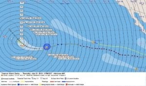 Tropical Storm Darby Advisory 41