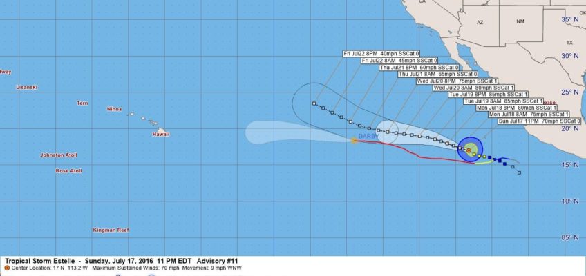 Tropical Estelle Advisory 11