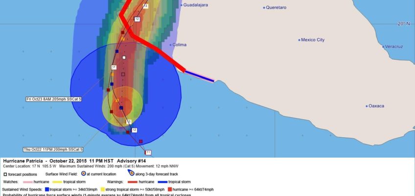 Hurricane Patricia Advisory 14