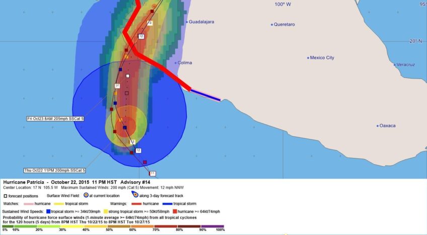 Hurricane Patricia Advisory 14