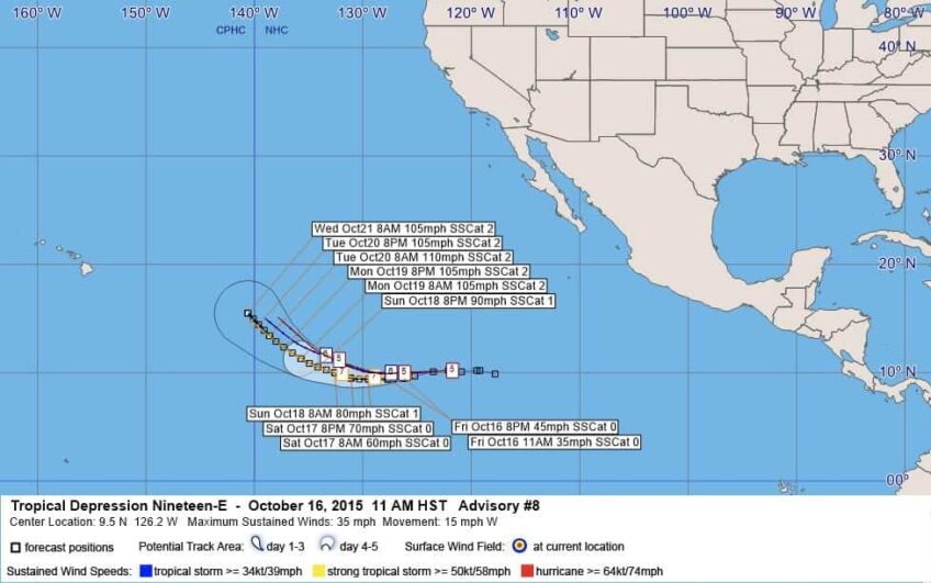 Tropical Depression Nineteen-E Advisory 8
