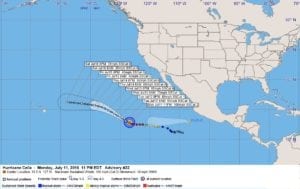 Hurricane Celia Advisory 22