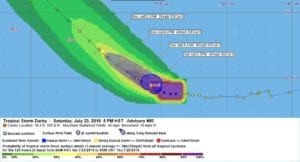 Tropical Storm Darby Advisory 50