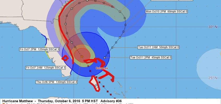 Hurricane Matthew Public Advisory 36