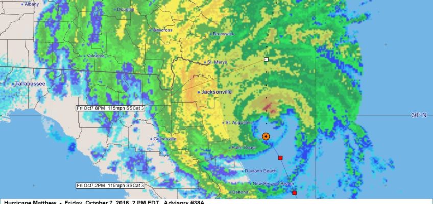 Hurricane Matthew 38A Doppler Radar