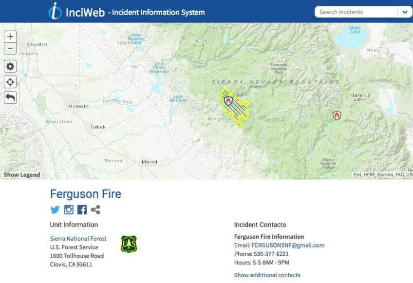 Ferguson Fire Morning Update  July 26, 2018