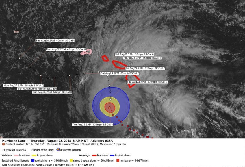 Hurricane Lane Advisory 36A