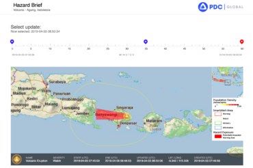 Hazard Brief Volcano 2019-04-03 Agung, Indonesia