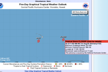Central Pacific 5-Day Graphical Tropical Weather Outlook 08022019